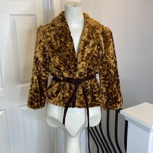 Faux Fur Cropped Jacket